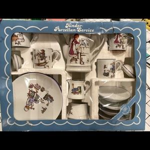 kinder porzellan service 17 pieces of set